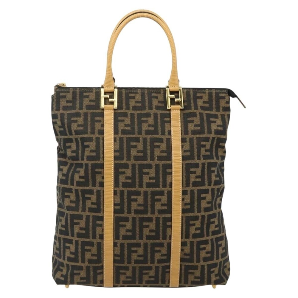 Fendi Zucca Handbag Black